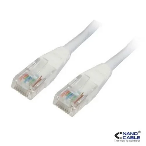 Nanocable 10.20.0110-W cable de red Blanco 10 m Cat5e U/UTP (UTP)