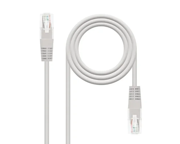 Nanocable Cable de Red Latiguillo RJ45 CAT.6 UTP AWG24, Gris, 25 m