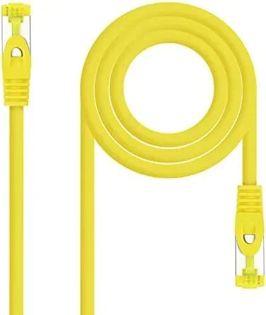 Nanocable Cable Red Latiguillo RJ45 LSZH CAT.6A SFTP AWG26, Amarillo, 30 cm