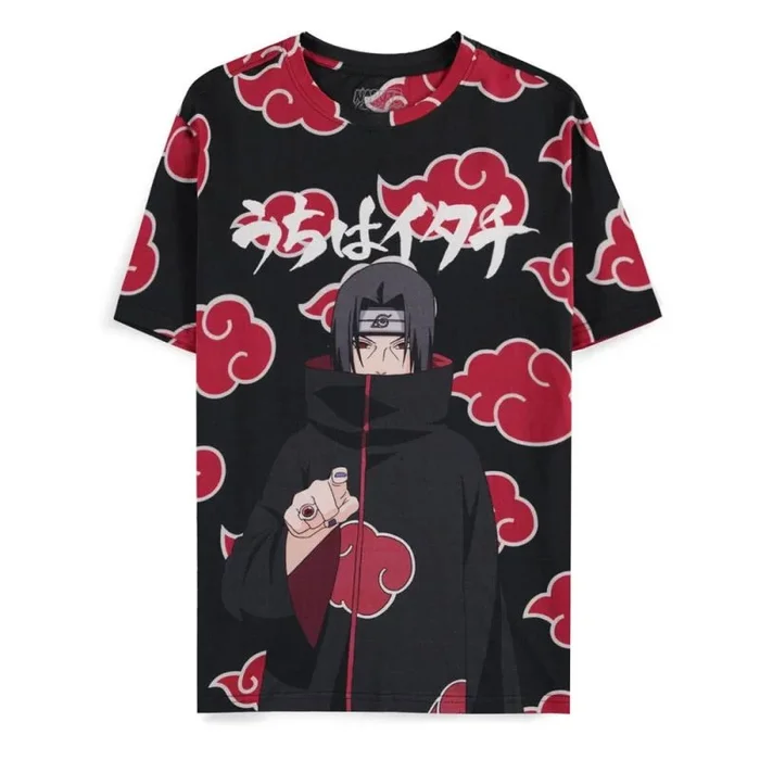 Naruto shippuden camiseta itachi clouds talla l