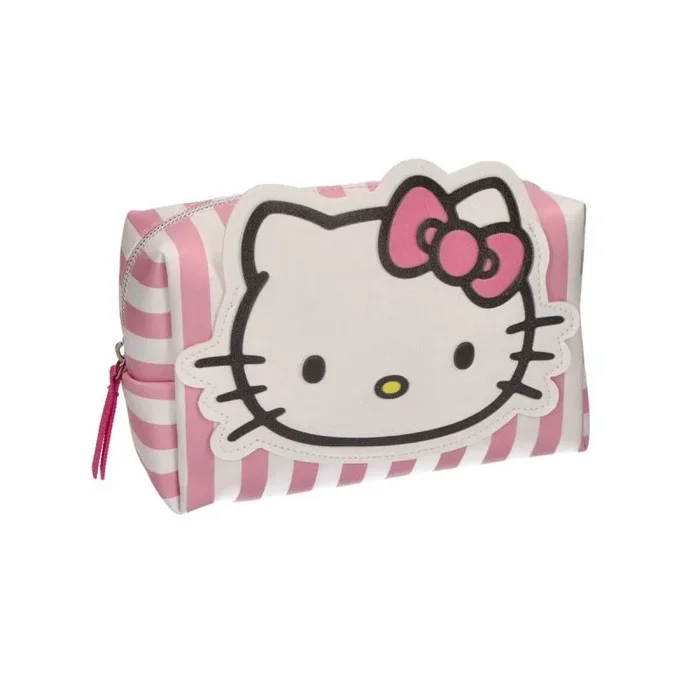 Neceser de viaje hello kitty rosa 100 % poliuretano