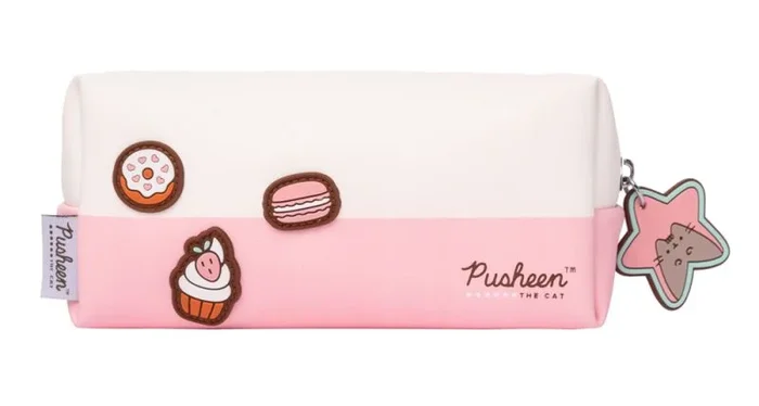 Neceser niña Pusheen – Neceser pequeño/Estuche Escolar | Estuche Maquillaje Viaje con Cremallera – Bolsa Maquillaje, Bolsa de Aseo Mujer