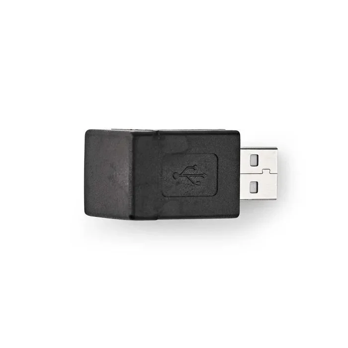 Nedis CCGB60940BK cambiador de género para cable USB-A Negro