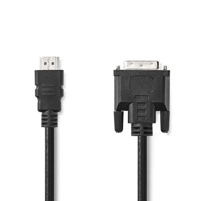 Nedis CCGP34800BK30 adaptador de cable de vídeo 3 m HDMI tipo A (Estándar) DVI-D Negro