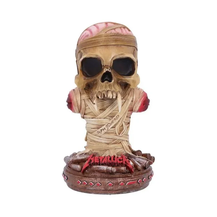 Nemesis Now Metallica One Bust Box, Resina, Producto Oficial de Metallica, Regalo de Mascota de la Banda Metallica, Coleccionable de Metal Pesado, Fundido en la Mejor Resina, Pintado a Mano por