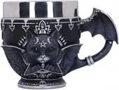 Nemesis Now Pinkys Up Malpuss – Taza (11 cm), color negro