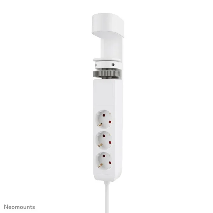 Neomounts DS22-840WH6 Regleta de sobremesa con abrazadera y puertos USB-C y USB-A – carga rápida
