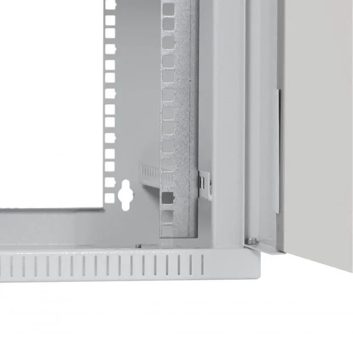 Netrack Armadio a Parete Rack 19″, 4,5U/400 mm, Grigio, Porta in Vetro