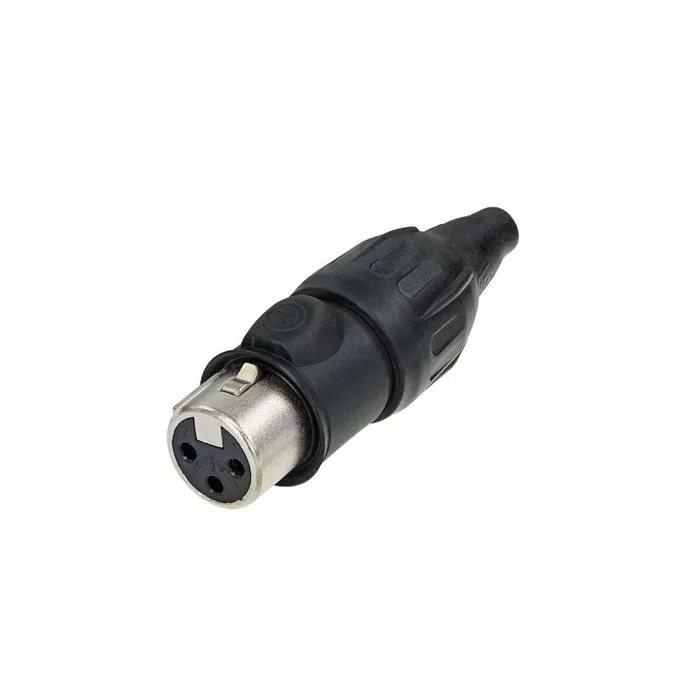 Neutrik NC3FX y NC3MX) macho y hembra, De 3 Pines XLR Hembra Cable conector con carcasa de níquel y contactos de plata MT XLR