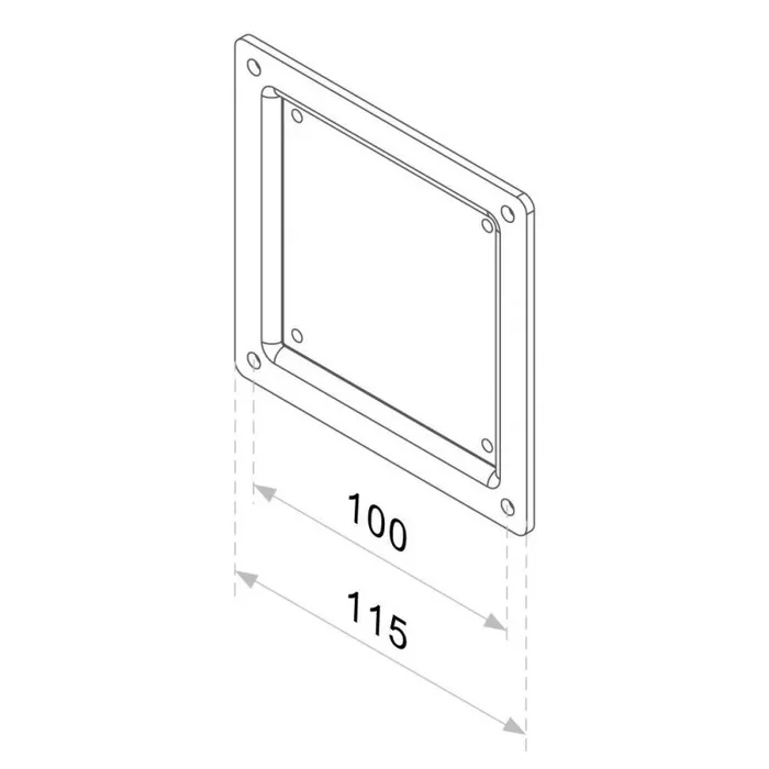 NewStar Placa adaptadora Vesa FPMA-VESA100 10-30 25KG