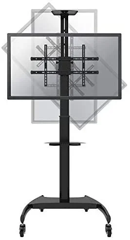 Newstar Soporte de suelo móvil para TV – Soporte de pie para pantalla plana (50 kg, 94 cm (37″), 177,8 cm (70″), 200 x 200 mm, 600 x 400 mm)
