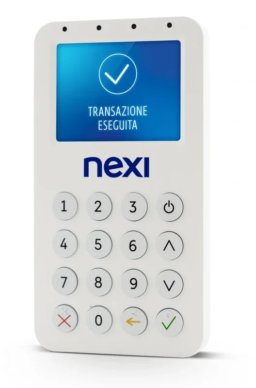 Nexi Mobile POS lector de tarjeta inteligente Blanco