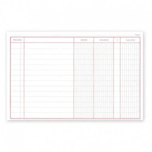 Niceday 9927 – Libro Cuentas Corrientes 22 X 15 Cm Ingraf