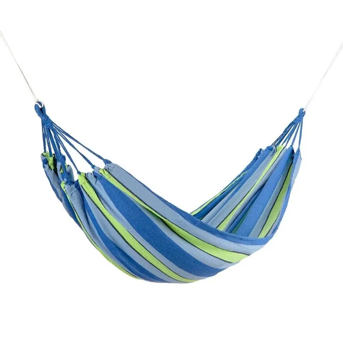 Nils Camp NC9003 Hamaca colgante 1 personas(s) Algodón, Poliéster Azul, Verde, Multicolor