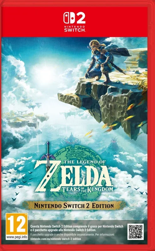 Nintendo The Legend Of Zelda: Tears Of The Kingdom – Switch 2 Edition Edición Nintendo Switch 2 Alemán, Inglés, Español, Francés, Italiano, Japonés, Coreano, Ruso Nintendo Switch 2