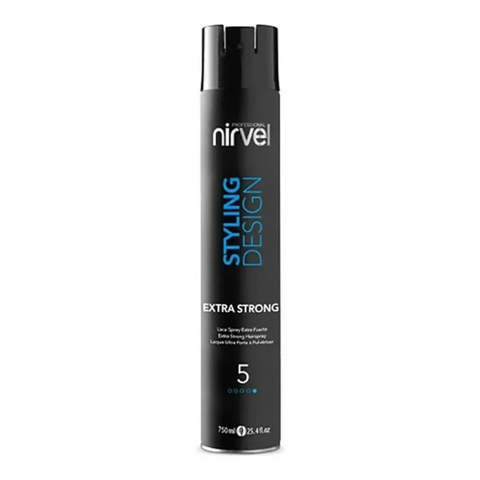 Nirvel Styling Design Laca Spray Extra Strong (5) 750 ml, Único, Estándar