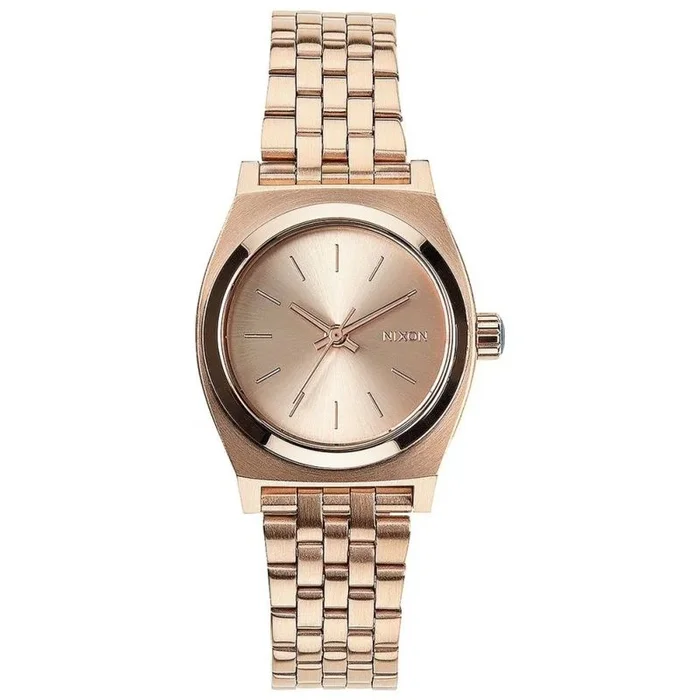 Nixon Reloj con movimiento cuarzo japonés Woman A399897 26.0 mm, Dorado Rosa