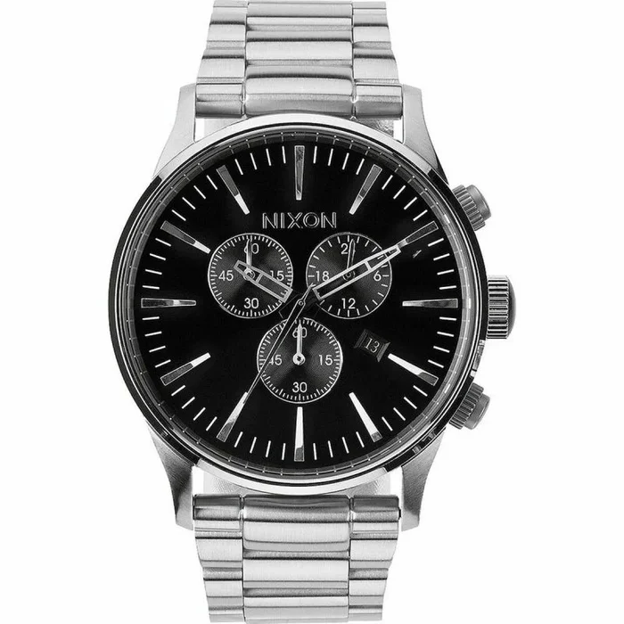 Nixon Reloj Cronógrafo de Cuarzo para Hombre con Correa de Acero Inoxidable – A386000-00