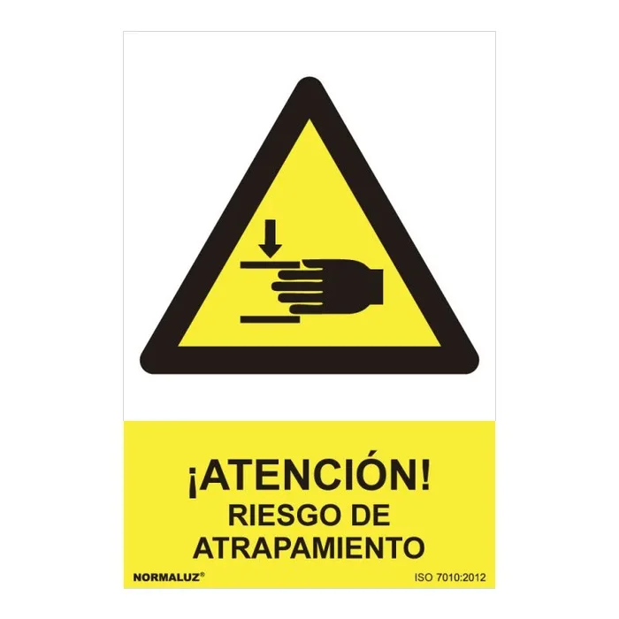 Normaluz – Cartela Pvc Riesgo Atrapamiento