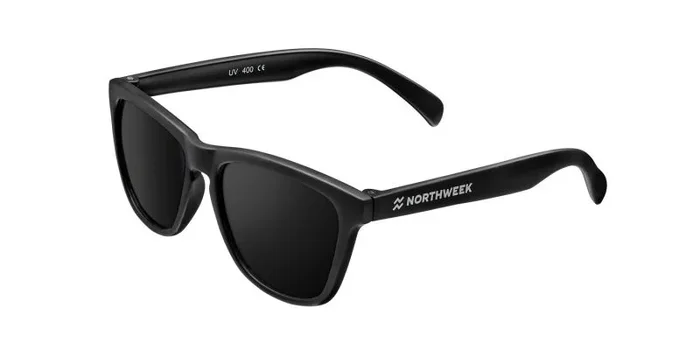 Northweek Kids Space – Gafas de Sol para Niño y Niña, Polarizadas, Negro