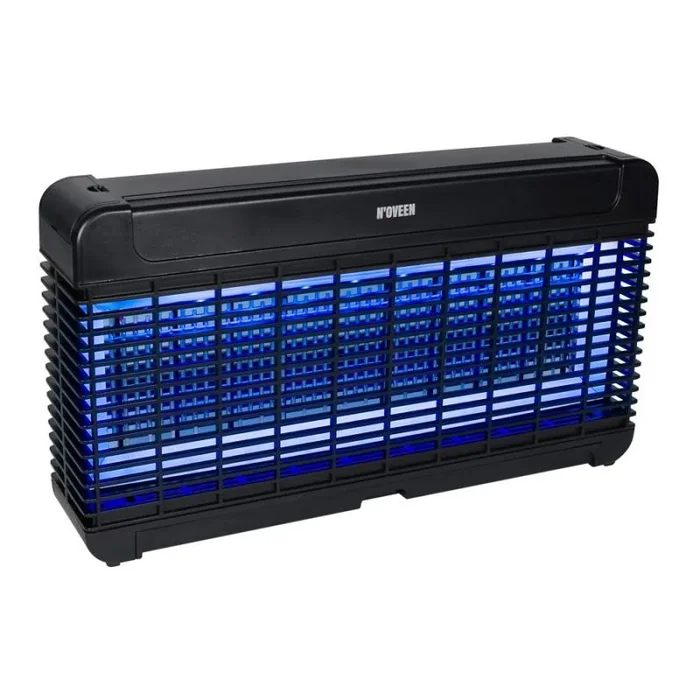Noveen Lámpara electrónica de Alta tensión Repelente de Mosquitos. Moscas Trampa Trampa eléctrica. Luminaria LED UVA 13W para Interior y Exterior. Lámpara Ideal para la Cocina de la casa y el jardín.
