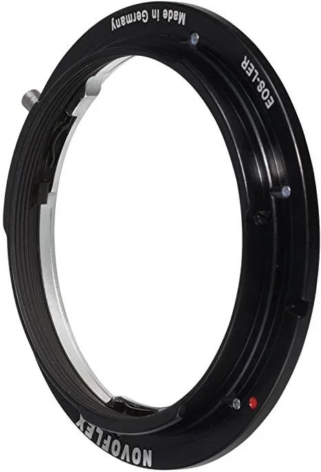 Novoflex adapter ring leica-r lens to eos camera