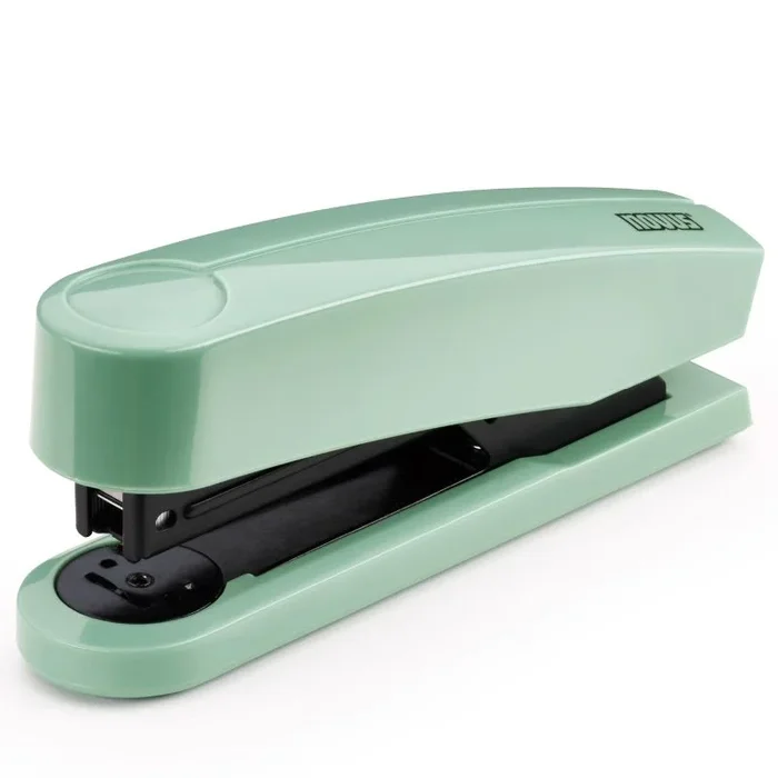 NOVUS Grapadora B2 Color ID 2.0 (25 hojas de capacidad de grapado, mecanismo de carga superior, dispositivo de metal con revestimiento de plástico, incluye 200 grapas), color verde menta