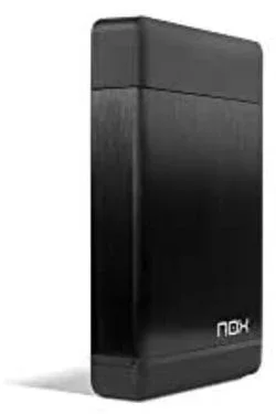 Nox Lite 3.5 -NXLITEHDD35- Caja externa para discos duros SATA hasta 10 TB, USB 3.0, Plug&Play, material ligero y compacto, compatible con todas versiones Windows, color negro