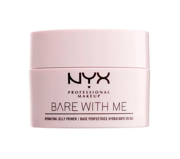 NYX Professional Makeup Prebase de Maquillaje en Gel Bare With Me, Hidratante con Aloe y Extracto de Pepino, Fórmula en Gel a Base de Agua, Inspirado en el cuidado de la piel