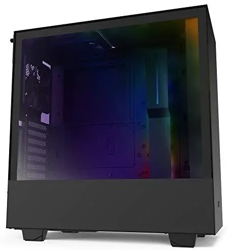 Nzxt caja semitorre atx h510i smart. lateral cristal templado. negro mate