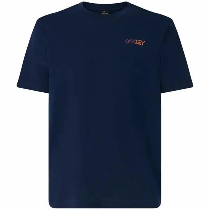 Oakley Camiseta Deportiva de Manga Corta Fingerprint B1B Azul – Marca EAN: 8056153234443 – Talla: M