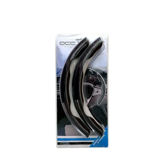 OCC MOTOR SPORT Funda de Volante 2 piezas – cubre Volante coche color negro OCCFV0002