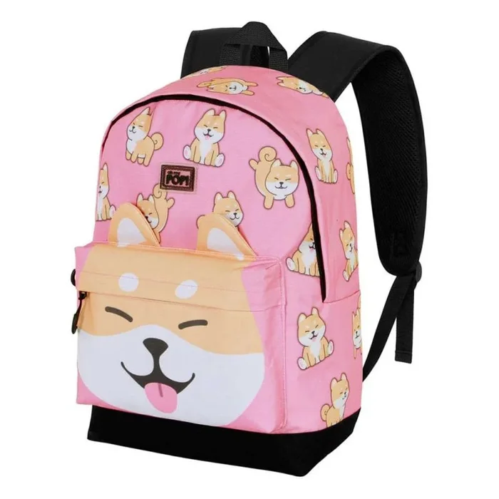 Oh My Pop Shiba-Mochila HS FAN 2.2, Rosa, 31 x 44 cm, Capacidad 24 L