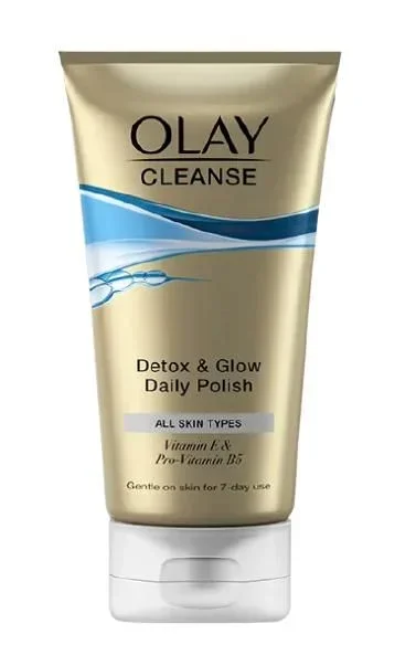 Olay Cleanse Detox & Luminosidad, Limpieza Diaria, todo tipo de Pieles, con Vitamina E y Pro-Vitamina B5, suave con la Piel, uso diario, 150 ml