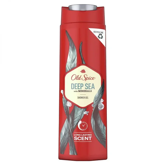 Old Spice Deep Sea Gel de Ducha para Hombres 400 ml, 1 x 420 g