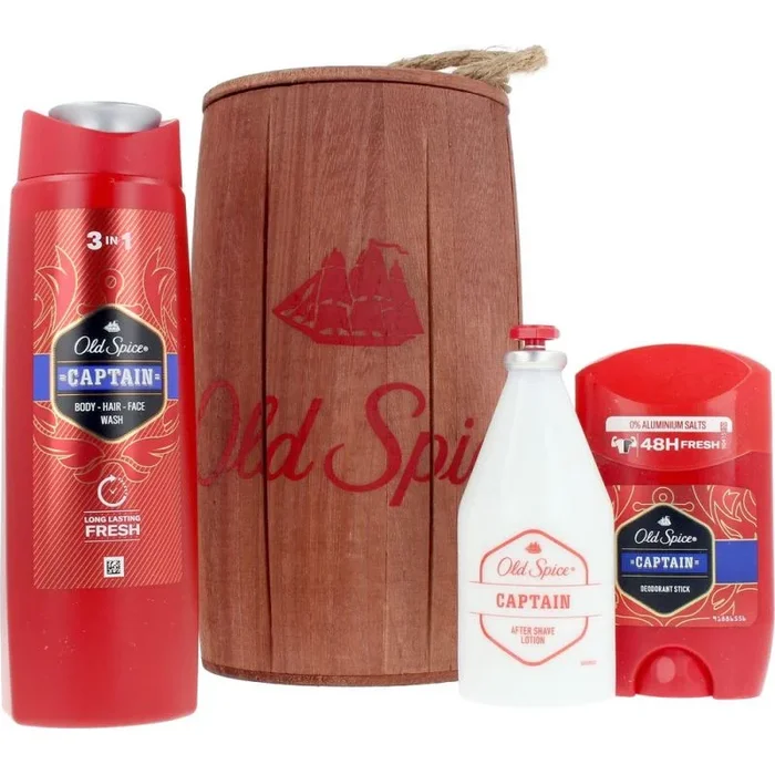 Old Spice Set de Baño Captain 3 Piezas