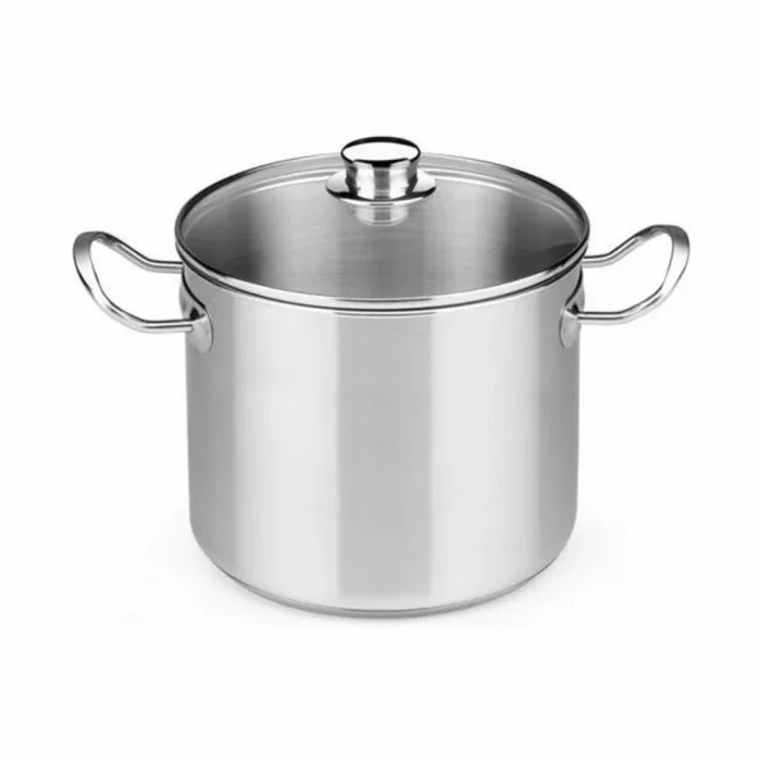Olla con tapa de cristal bra d219485 6,5 l acero inoxidable acero metal acero inoxidable 18/10