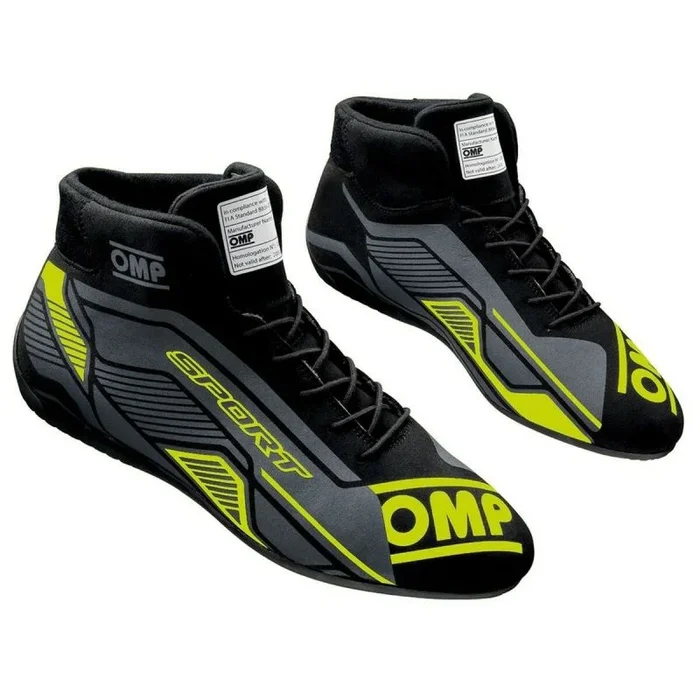 Omp Zapatillas Sport Fia 8856-2018 Negro/Amarillo Fluo Talla 37, Botas Unisex Adulto, EU