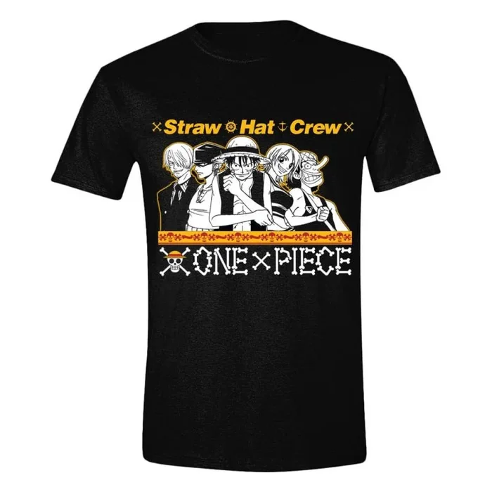 One piece camiseta straw hat crew talla m
