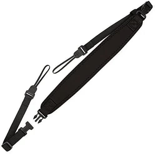 OP/TECH USA Super Classic Strap – Pro Loop correa Cámara digital Cuero, Neopreno, Nylon Negro