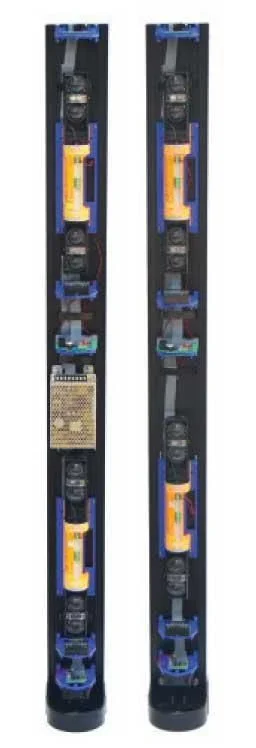 Optex sl-200qdp – Barrera infrarroja activa Exterior – Alcance 60 m – 4 haz