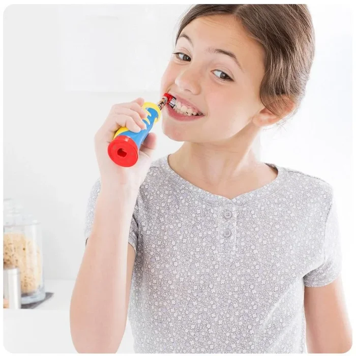 Oral-B Stages Vitality Niño Cepillo dental giratorio Azul, Rojo