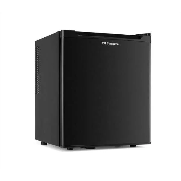 Orbegozo nve 4700 mini nevera negra – silenciosa y eficiente – sistema no frost – luz led interior – puerta reversible – control de temperatura ajustable – patas ajustables – 38l de capacidad