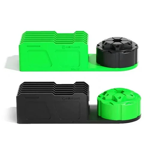 Organizador de Almacenamiento Multifuncional Mijing SN-12 con Rotación de 360 Grados y Caja de Almacenamiento de Red de Plantación de Hojalata
