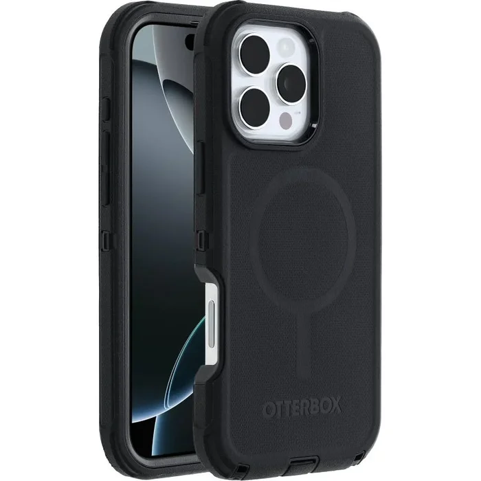 Otterbox Funda Defender Series MagSafe para iPhone 16 Pro MAX, a Prueba de Golpes, a Prueba de caídas, ultrarresistente, Funda Protectora, Testada 7X con estándares Militares anticaídas, Negro