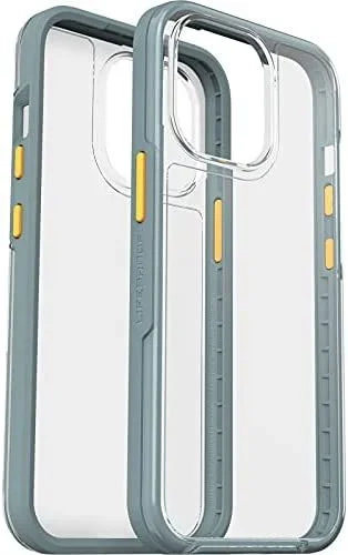 Otterbox Funda para iPhone 13 Pro LifeProof SEE, resistente a golpes y caídas hasta 2 Metros, Ultra-Fina, Protectora Transparente, Fabricada de Manera Sostenible, Transparente/Gris