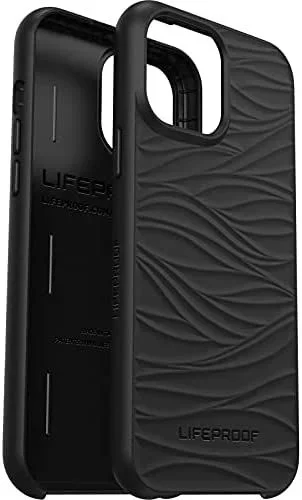 Otterbox Funda para iPhone 13 Pro Max/iPhone 12 Pro Max LifeProof Wake,resistente a golpes,caídas hasta 2 Metros,Funda Protectora Fina,Fabricada Manera Sostenible con Plástico reciclado del Mar,Negro