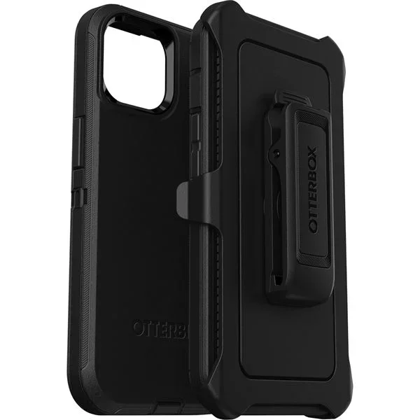Otterbox Funda para iPhone 14/iPhone 13 Defender, Resistente a Golpes y caídas, Ultra-Rugerizada, Protectora, Testada 4X con estándares Militares anticaídas, Negro