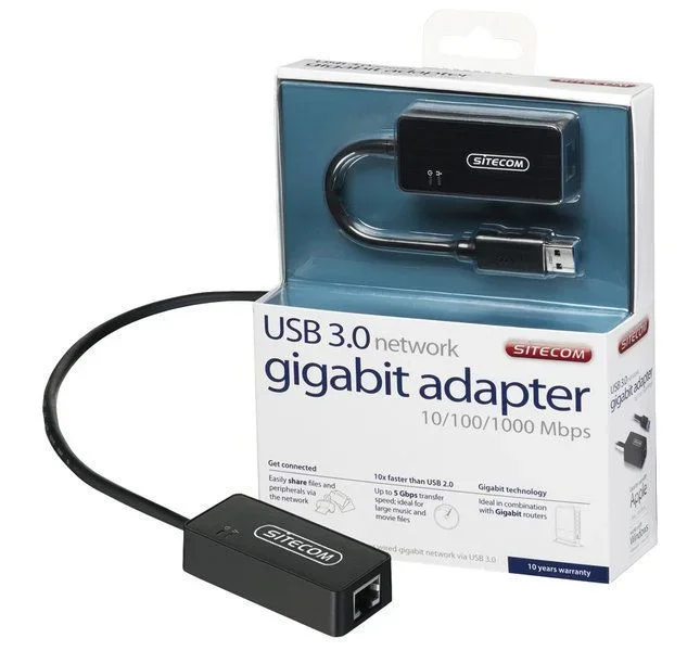 OUTLET Adaptador gigabit de red USB 3.0 Sitecom