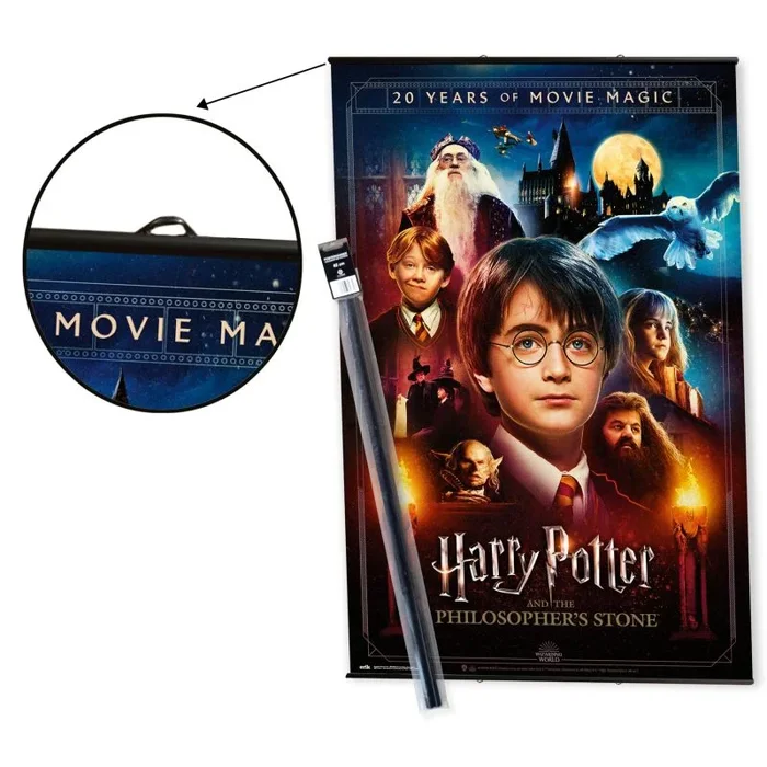 Pack colgador con poster harry potter 4